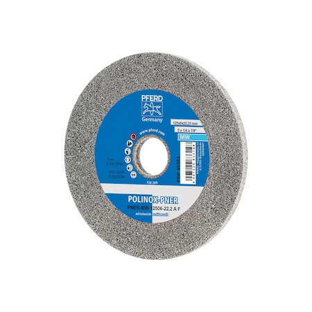 Pferd Unitized Wheel, 3Af, 5"x1/4"x7/8", 5 in Dia, 1/4 in W, 7/8 in Arbor Hole 48353